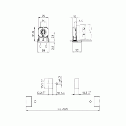 Ντουί T8 3249-12/S Διάφανο ARDITI