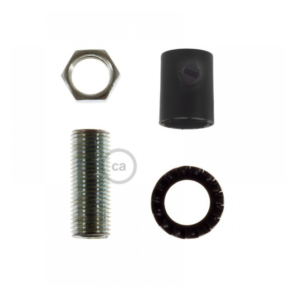 Πλαστικό Στήριγμα Οροφής Μαζί Με Μαστό, Παξιμάδι Και Ροδέλα Σε Διάφορα Χρώματα Creative Cables