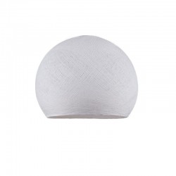 Φωτιστικό Μπάλα Dome Λευκό Από Νήμα Πολυεστέρα - 100% Χειροποίητο Creative Cables