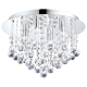 Φωτιστικό Οροφής Μπάνιου Με Κρύσταλλα LED G9 4x 3W IP44 ALMONTE Eglo