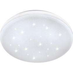 LED Φωτιστικό Οροφής - Τοίχου Λευκό Κρυσταλιζέ ø28cm 11.5W 1350lm FRANIA-S Eglo