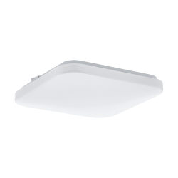 LED Φωτιστικό Οροφής - Τοίχου Λευκό Πλαστικό Τετράγωνο 28x28cm 11,5W 1350lm FRANIA Eglo