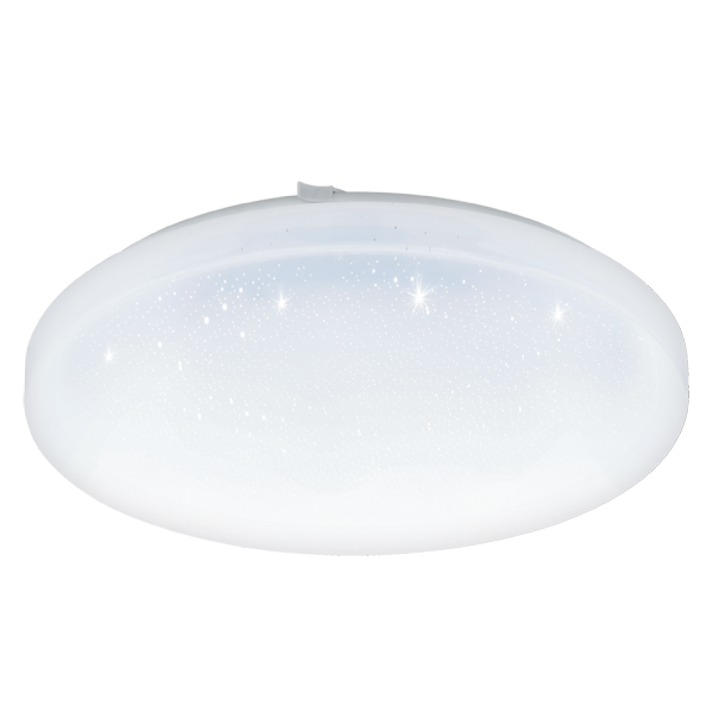 LED Φωτιστικό Οροφής - Τοίχου Λευκό Κρυσταλιζέ ø33cm 17.3W 2000lm FRANIA-S Eglo