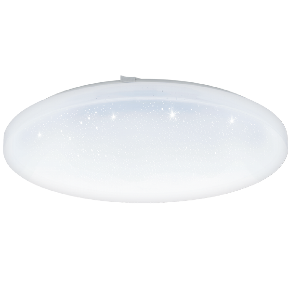 LED Φωτιστικό Οροφής - Τοίχου Λευκό Κρυσταλιζέ ø43cm 33,5W 3900lm FRANIA-S Eglo