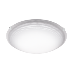 LED Πλαφονιέρα Διάφανη - Λευκή Με Σχέδια ø250mm 11W 950lm MAGITTA 1 Eglo 