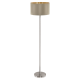 Μεταλλικό Φωτιστικό Δαπέδου Σε Τοπέ - Χρυσό Χρώμα 151cm ø38cm 1x 60W Ε27 MASERLO Eglo