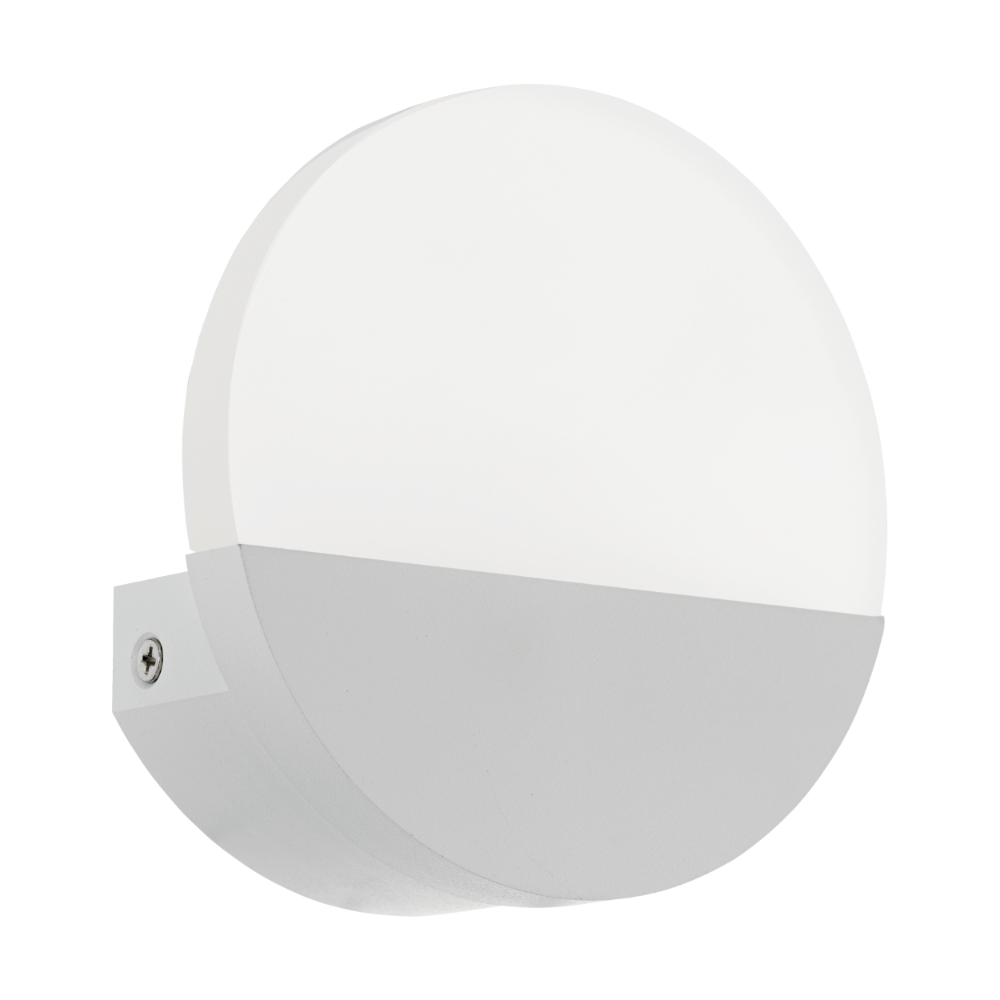 LED Απλίκα Τοίχου Αλουμινίου Σε Σατινέ Λευκό 4.5W 480lm METRASS Eglo
