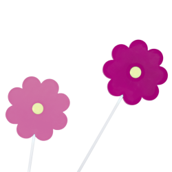 Παιδικό Φωτιστικό Οροφής - Τοίχου Με Ροζ Λουλούδια 1x E27 60W VIKI Eglo