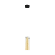 Κρεμαστό Φωτιστικό Μονόφωτο Σε Διάφανο - Χρυσό Χρώμα 1x60W E27 PINTO GOLD Eglo