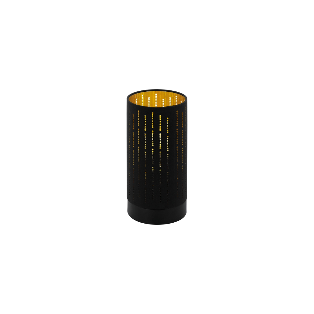 Επιτραπέζιο Φωτιστικό Σε Χρυσό Και Μαύρο Χρώμα Ø12cm 1x E27 40W VARILLAS Eglo
