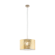 Κρεμαστό Φωτιστικό Οροφής Σε Σαμπανιζέ Χρώμα Ø38cm 1x E27 VISERBELLA Eglo