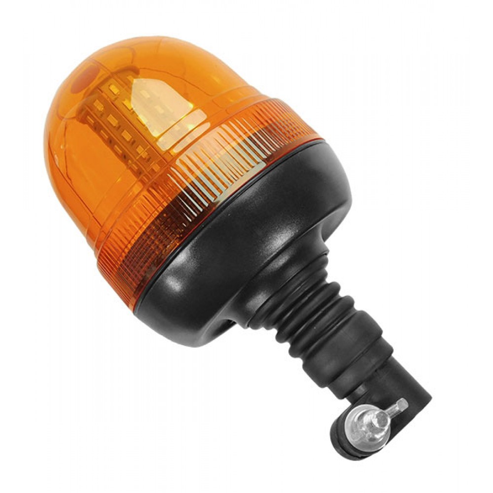 Φάρος Οδικής Βοήθειας LED 10-30V Πορτοκαλί με Βάση IP65 Strobe GloboStar