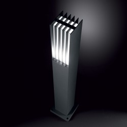 Φωτιστικό Δαπέδου Εξωτερικού Χώρου Ανθρακί 80,5cm 1x E27 max 25W IP44 MARTE PT1 IDEAL LUX