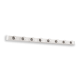 Γραμμικό Επίτοιχο Φωτιστικό 8xE14 Χρώμιο Και Λευκό Με Ελαφρύ Μεταλλικό Σώμα PRIVE IDEAL LUX