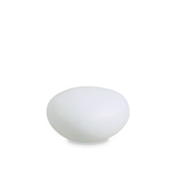 Φωτιστικό Δαπέδου Εξωτερικού Χώρου Σε Οπάλ Λευκό 1x G9 max 15W IP44 SASSO PT1 D30 IDEAL LUX