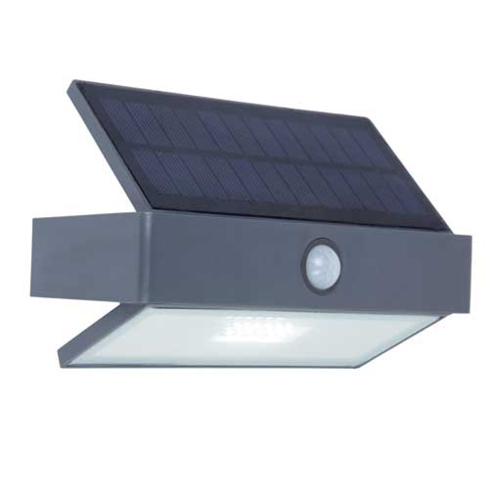 LED Ηλιακό Επιτοίχιο Φωτιστικό Με Αισθητήρα 2.3W IP44 ARROW LUTEC