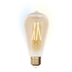 LED Idual Λάμπα Filament Με Τηλεχειριστήριο Για Εναλλαγή Φωτισμού Σχήμα Αβοκάντο 9W E27 2200K-5500K 240V 36° LUTEC