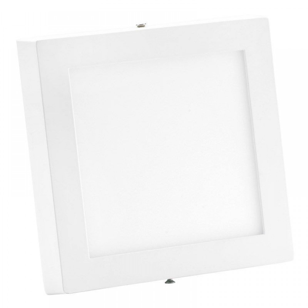 Φωτιστικό Panel Εξωτερικό 24W 23x23cm Τετράγωνο Μικρό Λευκό Space Lights