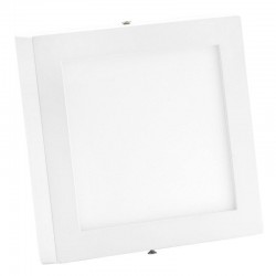 Φωτιστικό Panel Εξωτερικό 24W 23x23cm Τετράγωνο Μικρό Λευκό Space Lights