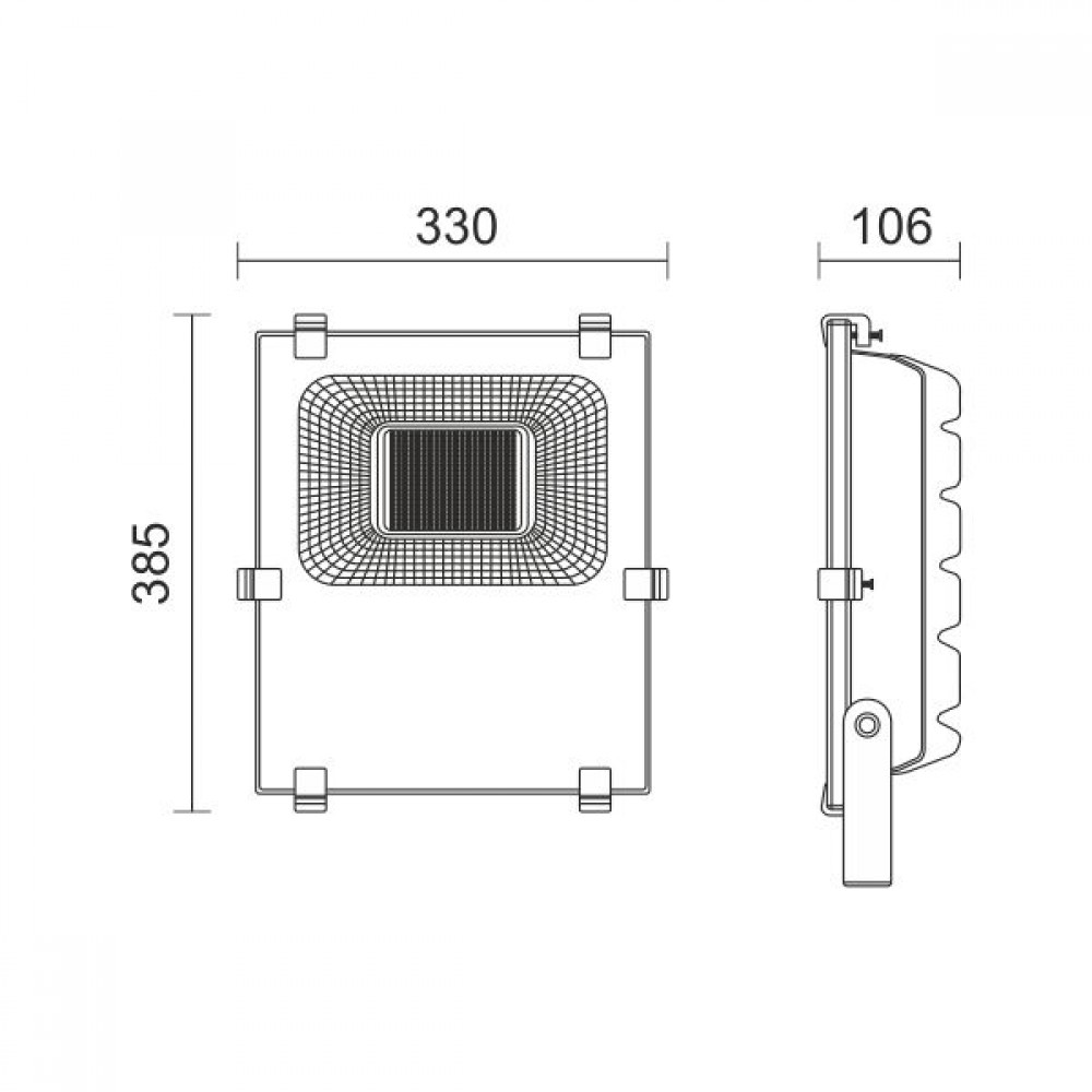LED Προβολέας SMD 200W 230V Ψυχρό 6000K SpotLight