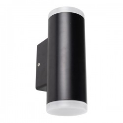 LED Απλίκα Εξωτερικού Χώρου Σε Μαύρο Χρώμα 2 x 4W 320Lm IP54 Spotlight