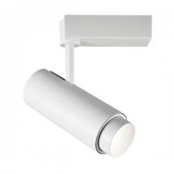 Λευκό Φωτιστικό Ράγας Με LED 30W Τεσσάρων Καλωδίων Τριφασικής Ράγας Και Ρυθμιζόμενης Δέσμης Spotlight