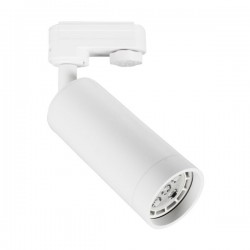 Φωτιστικό Ράγας Τεσσάρων Καλωδίων Τριφασικής Ράγας Σε Λευκό GU10 Max 7W LED Spotlight