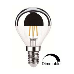 LED Λάμπα Filament G45 4W Θερμό E14 Ανεστραμμένου Καθρέπτου DIMMABLE Universe