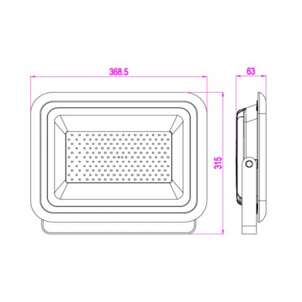 LED Προβολέας 150W DOB SMD 230V IP65 Ψυχρό 5000K Universe