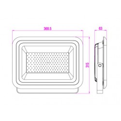 LED Προβολέας 150W DOB SMD 230V IP65 Ψυχρό 5000K Universe