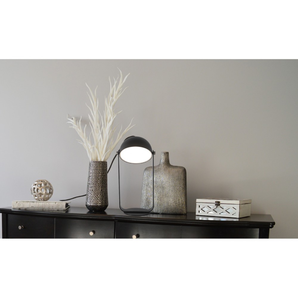 LED Πορτατίφ Μεταλλικό σε Λευκό 6W 540Lm 3000K Hemi VIOKEF