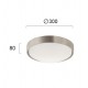 LED 18W Πλαφονιέρα Μεταλλική D:300 Yara VIOKEF