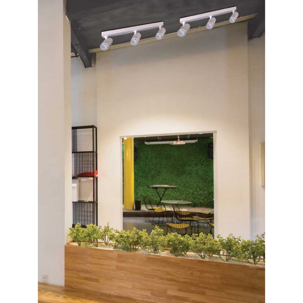 Φωτιστικό Σποτ Λευκό Αλουμινίου 3x GU10 LED SPOTY-3 LUCIDO