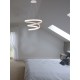 Led Κρεμαστό Φωτιστικό Λευκό Αλουμινίου ∅60 57W 3000K 4560Lm, SPRING LUCIDO