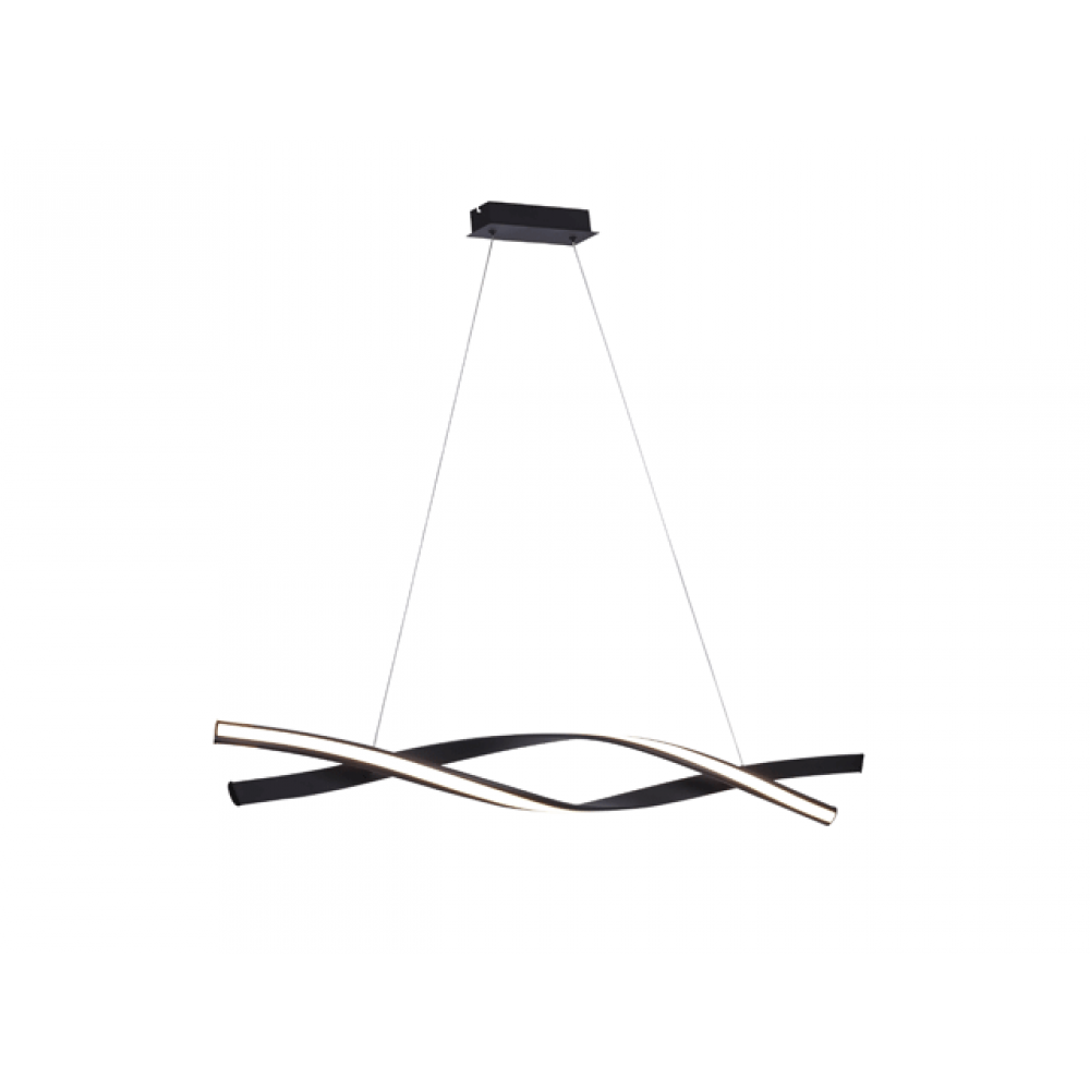 Led Κρεμαστό Φωτιστικό Σε Μαύρο Και Λευκό Αλουμινίου 50W 3000K 4000Lm SURF LUCIDO Led Κρεμαστό Φωτιστικό Σε Μαύρο Και Λευκό Αλουμινίου 50W 3000K 4000Lm SURF LUCIDO