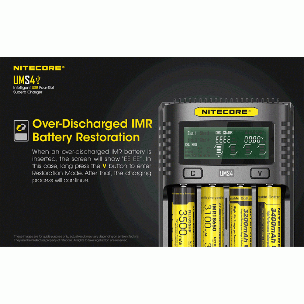 Φορτιστής NITECORE UMS4