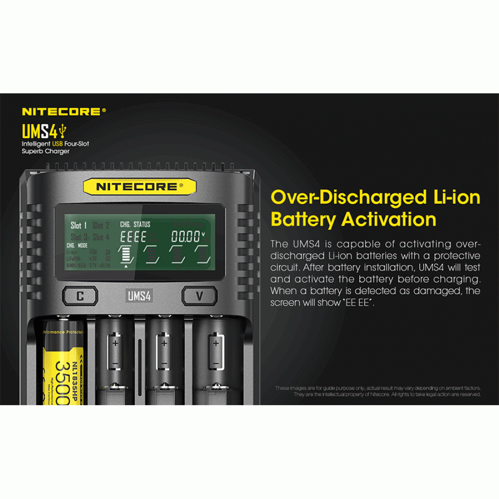 Φορτιστής NITECORE UMS4