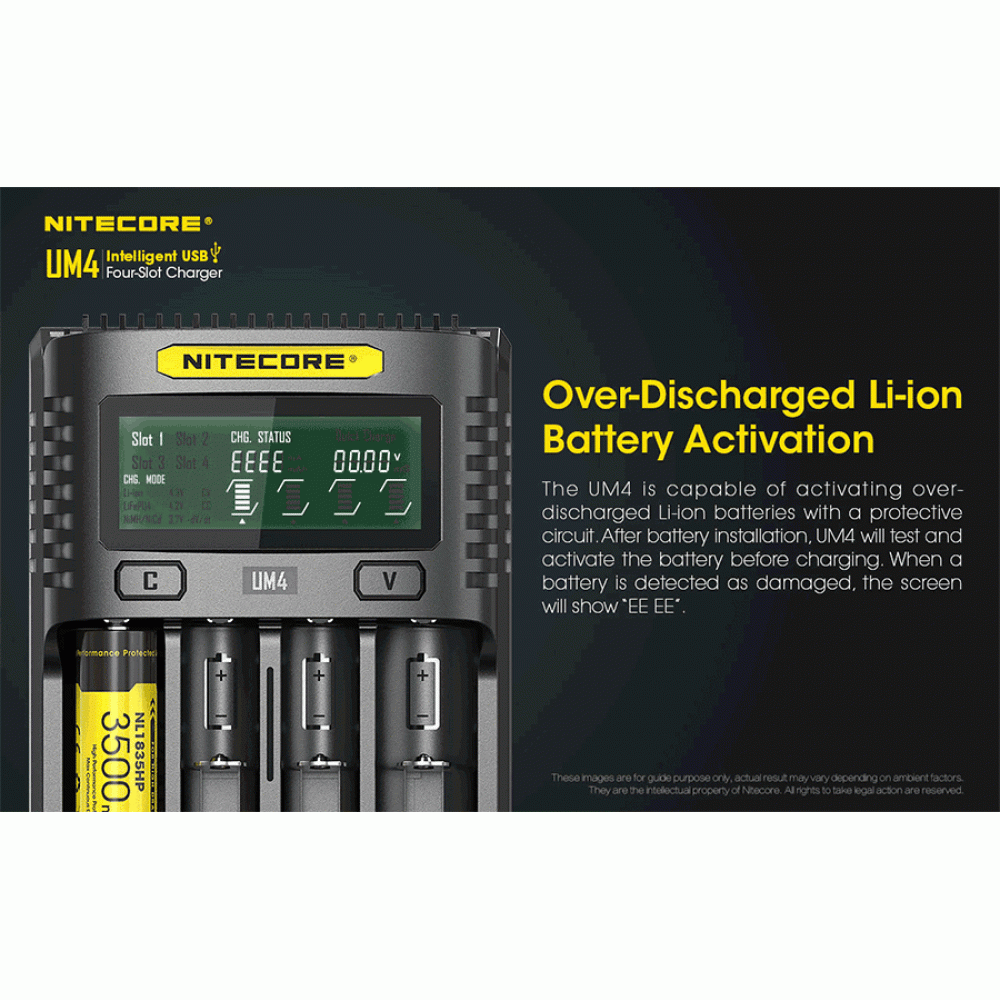 Φορτιστής NITECORE UM4