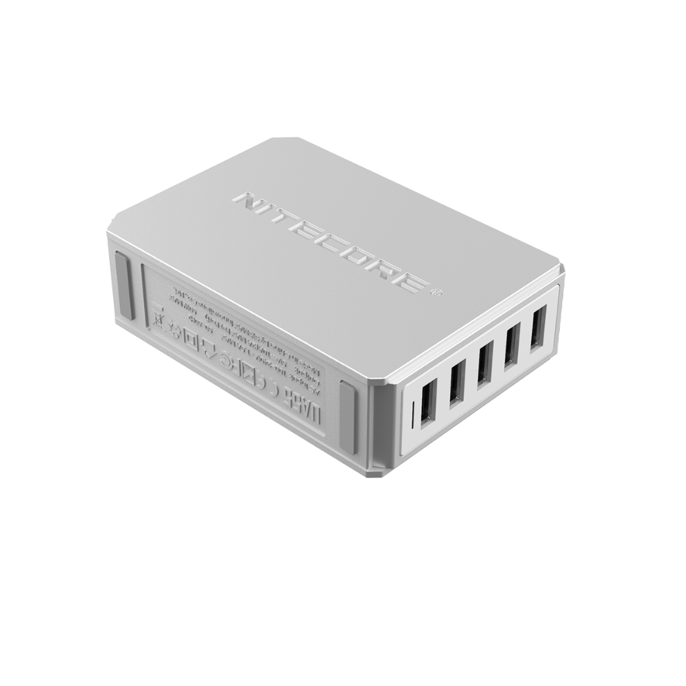 Τροφοδοτικό USB, NITECORE UA55 Desktop Adaptor, 10A/50w High