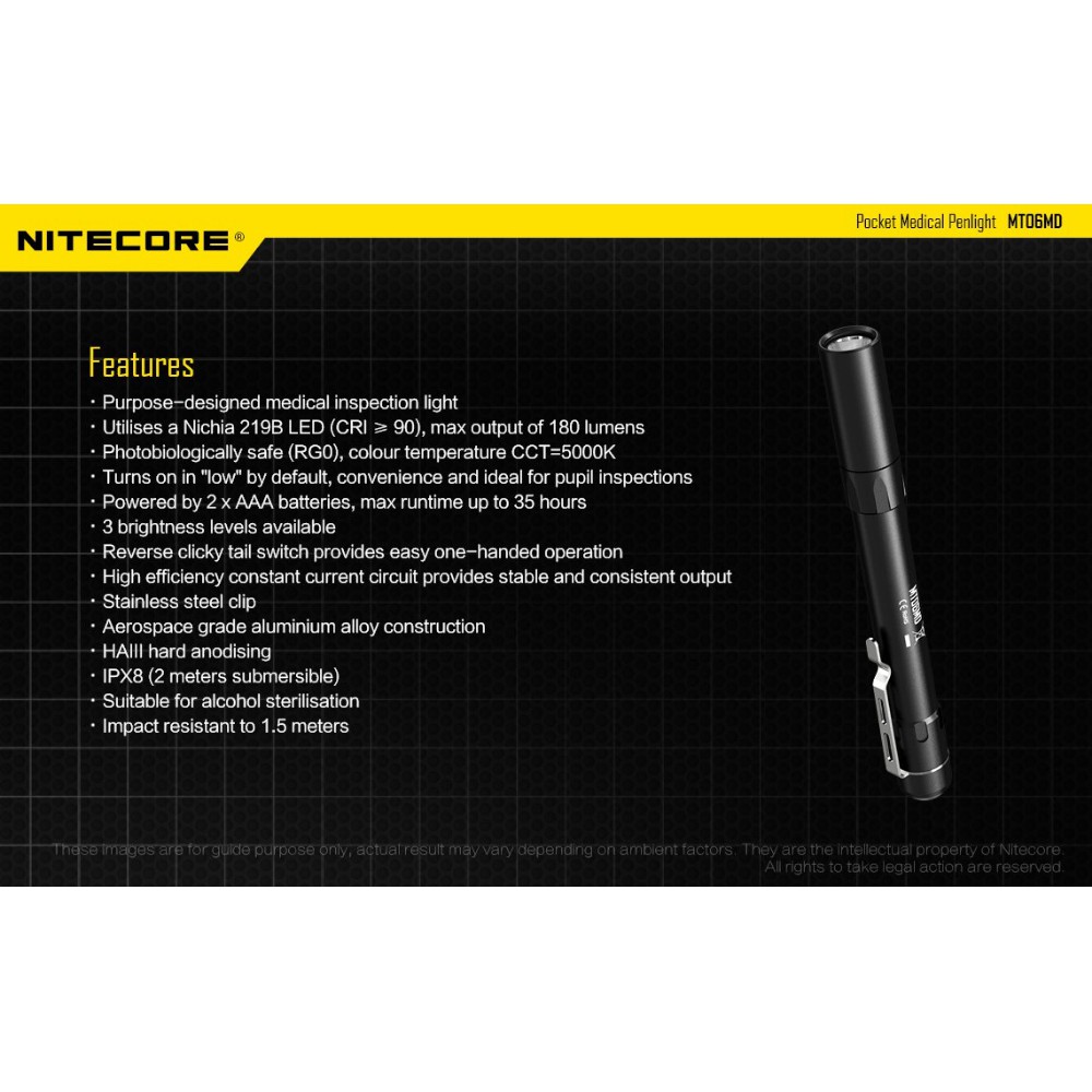 Επαγγελματικός Φακός LED NITECORE Multi Task MT06MD