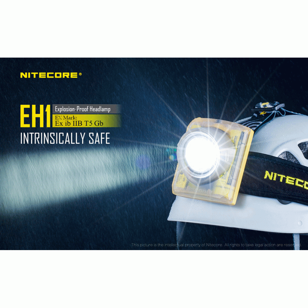 Επαγγελματικός Φακός LED NITECORE EXPLOSION-PROOF EH1, Κεφαλής Αντιεκρηκτικός