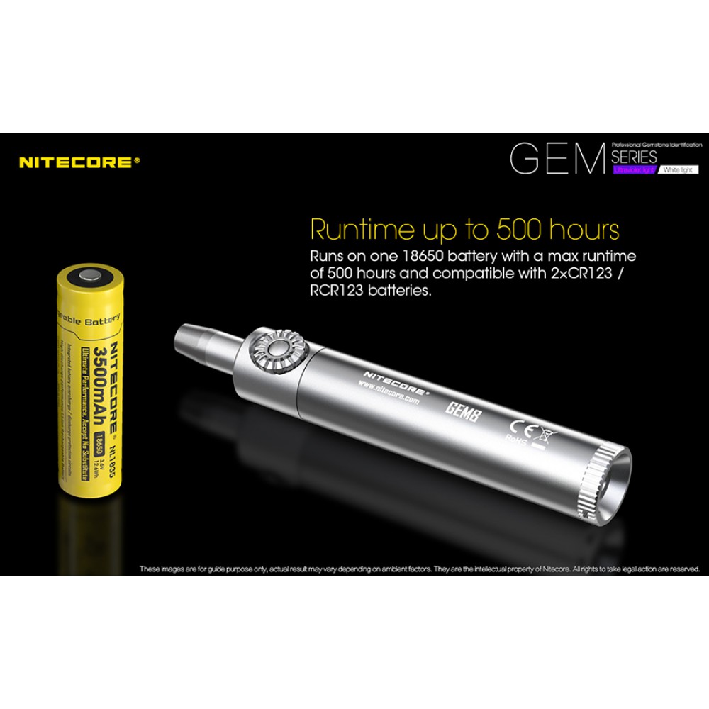 Επαγγελματικός Φακός LED NITECORE GEMSTONE GEM10UV