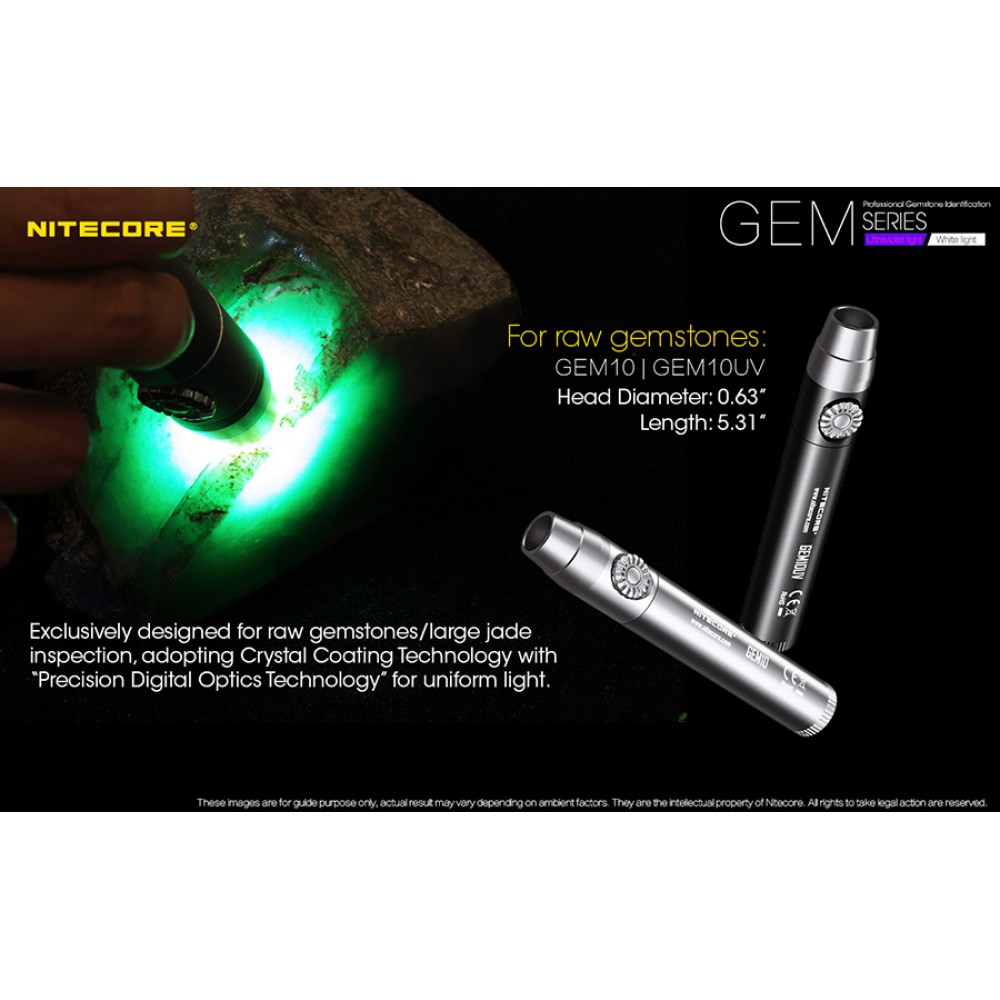 Επαγγελματικός Φακός LED NITECORE GEMSTONE GEM10UV