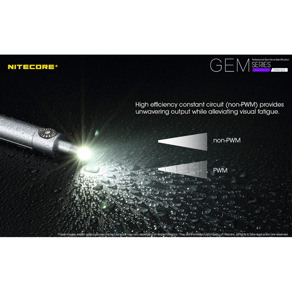Επαγγελματικός Φακός LED NITECORE GEMSTONE GEM10UV