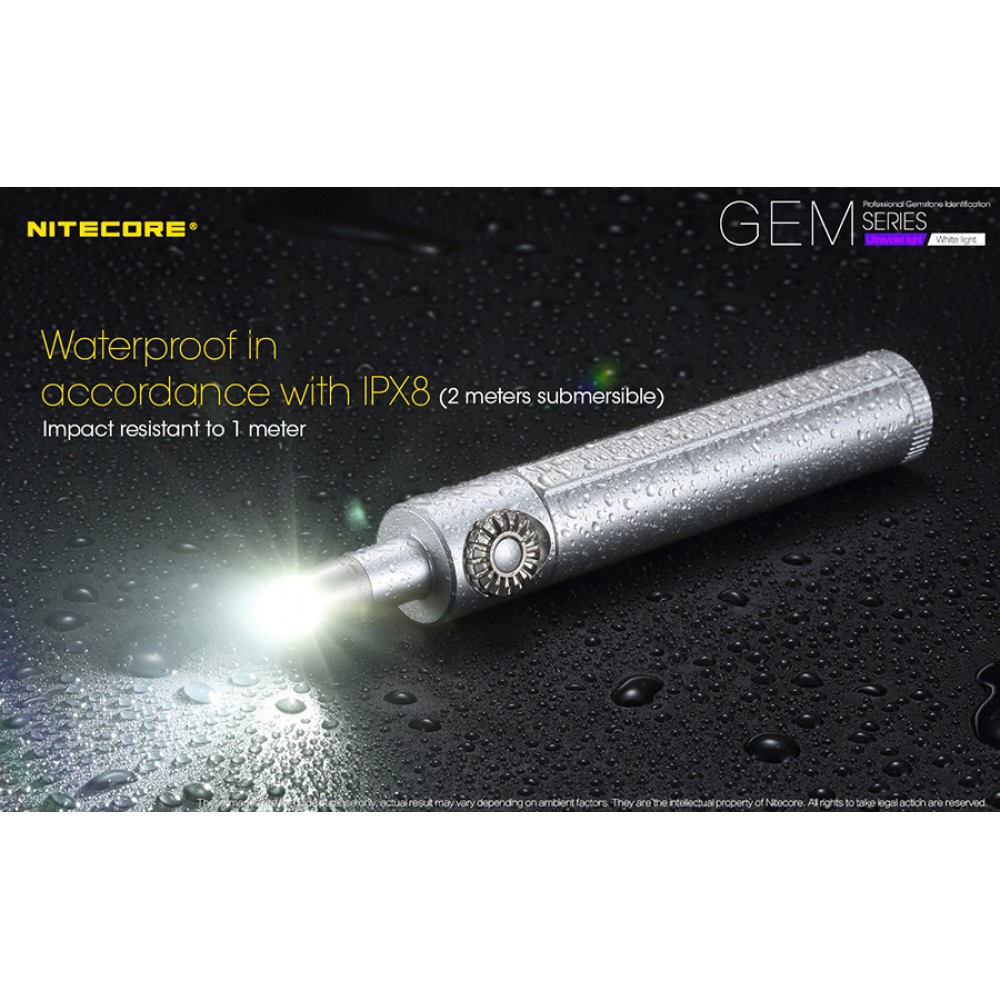 Επαγγελματικός Φακός LED NITECORE GEMSTONE GEM10UV