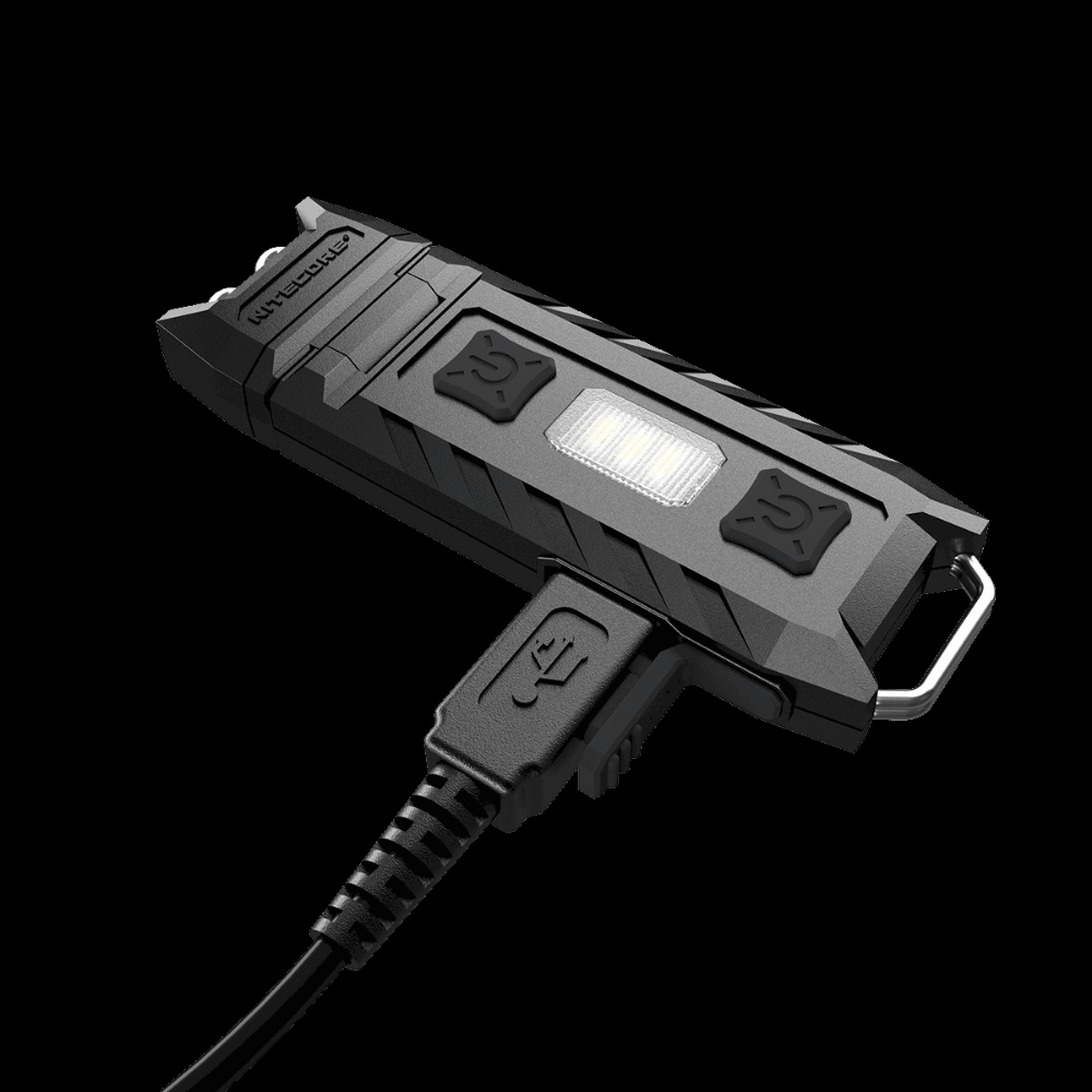 Φακός LED NITECORE THUMB LEO ,Rechargable, 45lumens+500mW UV