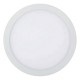 Στρογγυλό LED Panel Slim Downlight 12W SMD Λευκό Σώμα Ουδέτερο Λευκό 4000Κ SpotLight