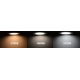 Στρογγυλό LED Panel Slim Downlight 15W SMD Λευκό Σώμα SpotLight