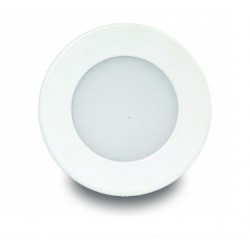 Στρογγυλό LED Panel Slim Downlight 6W SMD Λευκό Σώμα SpotLight