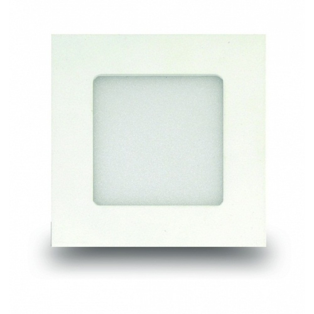 Τετράγωνο LED Panel Slim Downlight Ουδέτερο Λευκό 4000Κ 6W SMD SpotLight Τετράγωνο LED Panel Slim Downlight Ουδέτερο Λευκό 4000Κ 6W SMD SpotLight